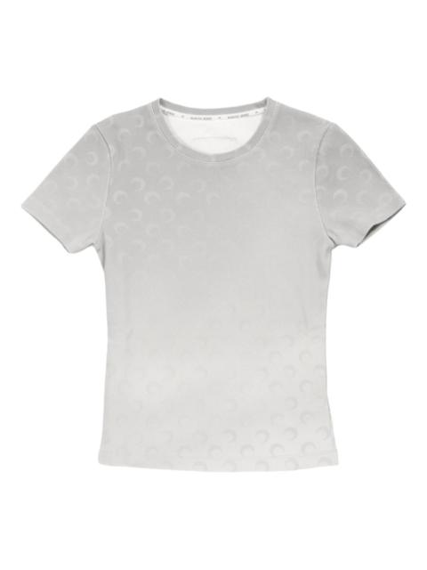 Marine Serre crescent moon-motif t-shirt