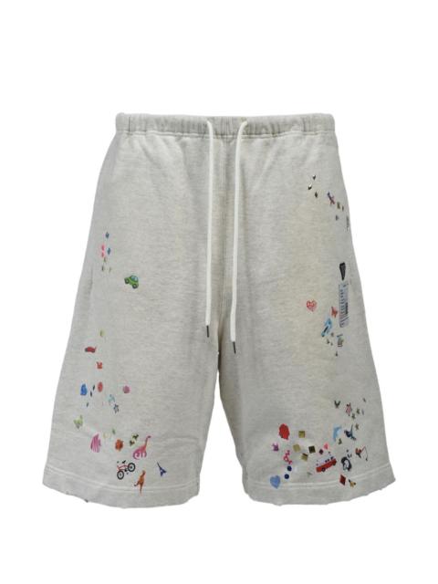 Maison MIHARAYASUHIRO Sticker shorts