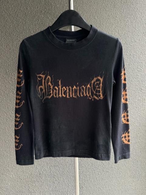 BALENCIAGA Balenciaga Sanskrit Long Sleeve Top
