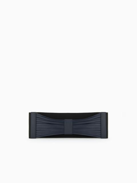 GIORGIO ARMANI Leather bustier belt