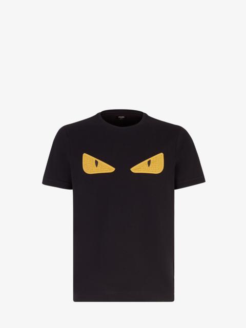 FENDI Black jersey T-shirt
