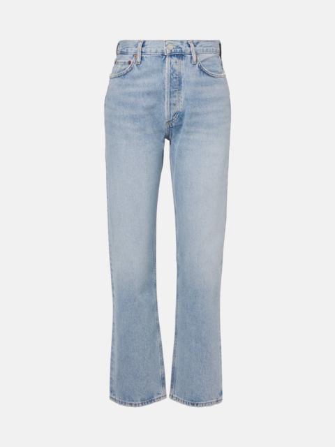 AGOLDE Mid-rise straight jeans