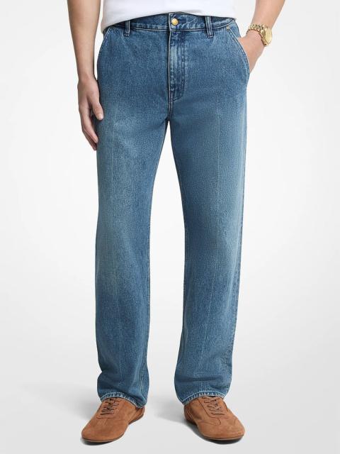 MICHAEL KORS Finn Straight-Leg Denim Jeans
