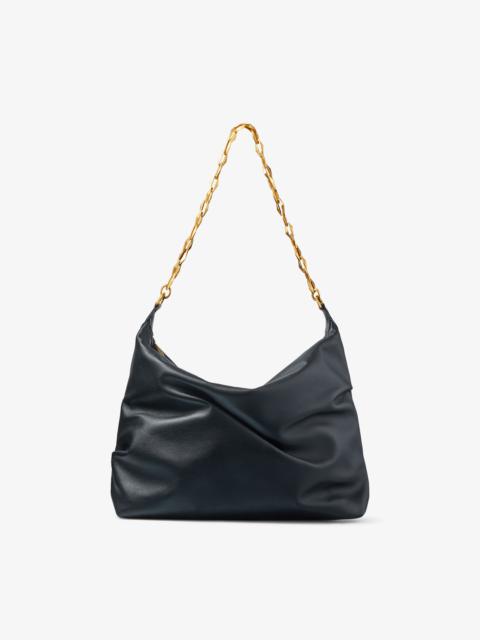 Diamond Soft Hobo M
Black Soft Calf Leather Hobo Bag with Chain Strap