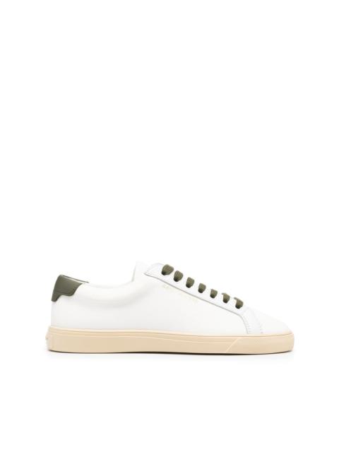 SAINT LAURENT Andy low-top leather sneakers