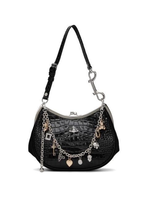 Vivienne Westwood Black Charm Frame Purse