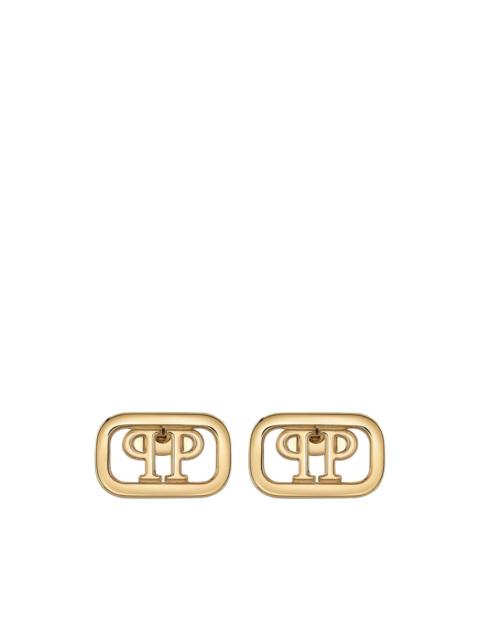 PHILIPP PLEIN lettering square earings