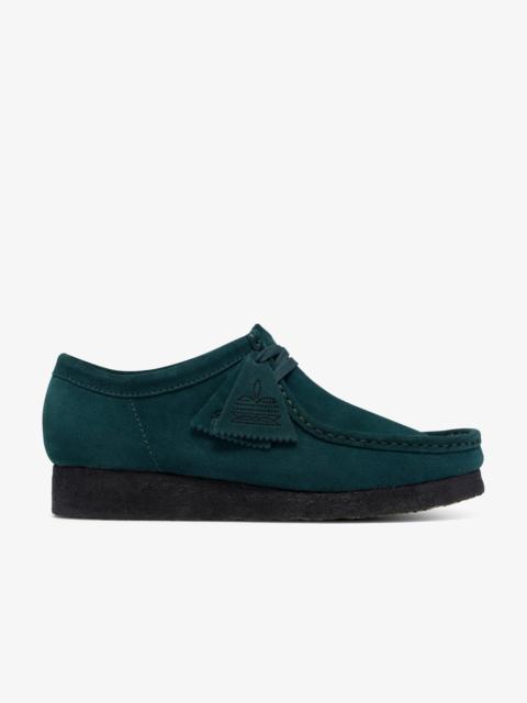 Clarks Originals Wallabee Dark Teal Suede