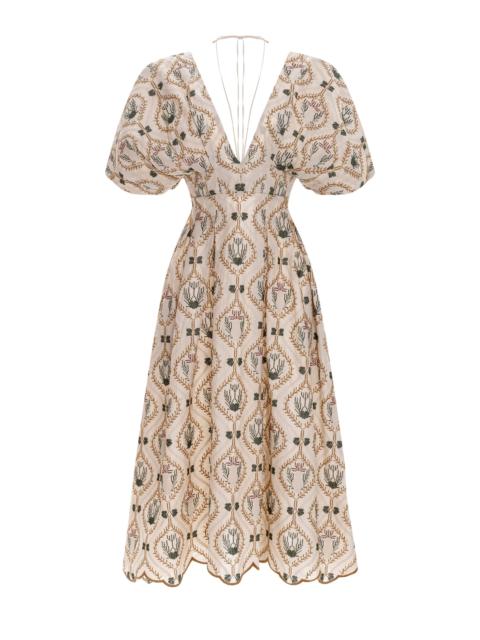 Agua by Agua Bendita Federica Midi Dress
