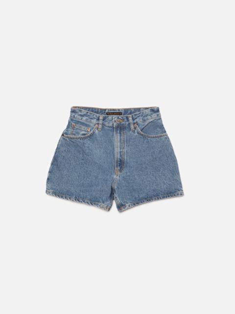 Nudie Jeans Maeve Denim Shorts Casual Wash Blue