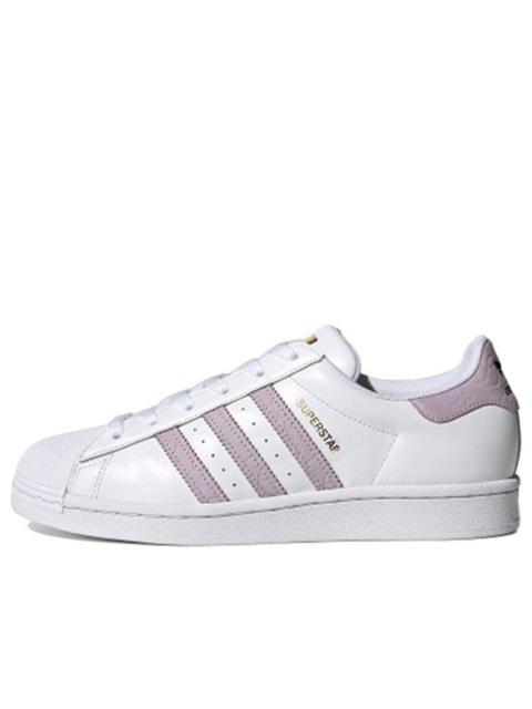 (WMNS) adidas originals Superstar 'White Purple' FW3567