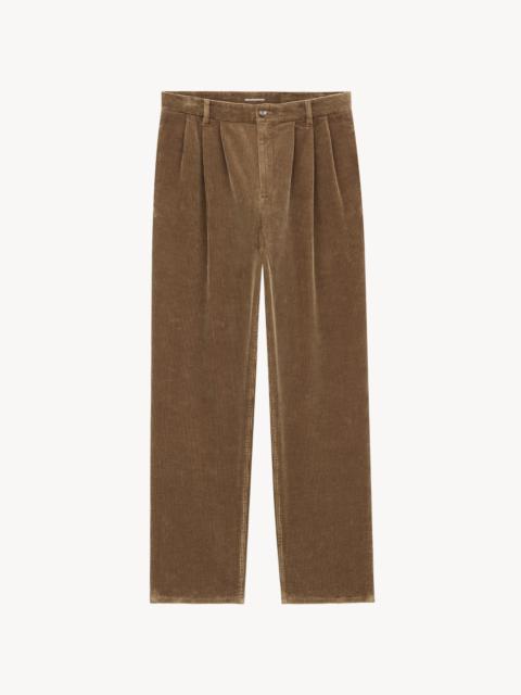SAINT LAURENT WIDE-LEG PANTS IN CORDUROY
