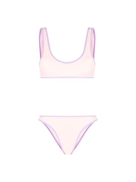contrasting-border bikini