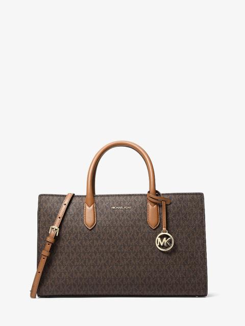MICHAEL KORS Scarlett Medium Signature Logo Satchel