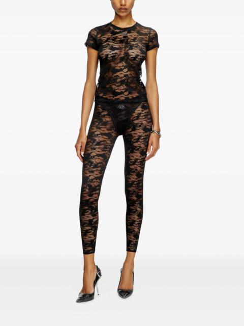 Diesel Diesel Lace-embroidered T-shirt