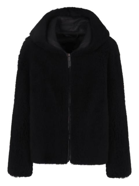 'S Max Mara hooded fleece jacket