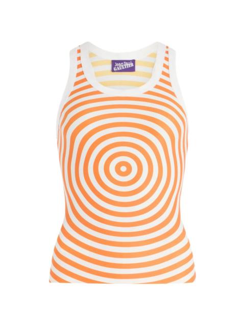 Jean Paul Gaultier The Orange Target tank top