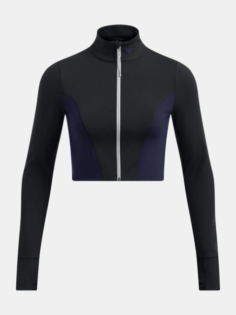 Women's Project Rock Lets Go Crop Full-Zip