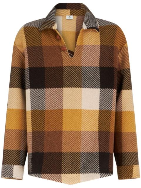 Etro embroidered-Pegaso long-sleeved jumper