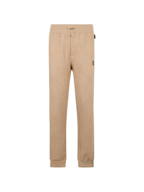 PHILIPP PLEIN jacquard monogram track pants