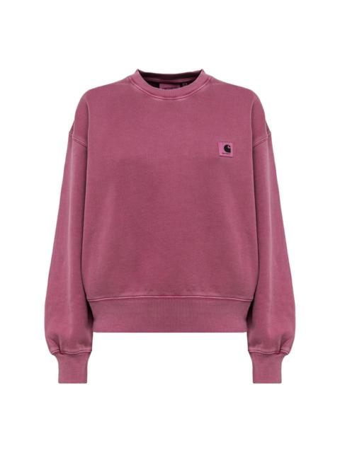 Nelson logo-appliquÃ© cotton sweatshirt