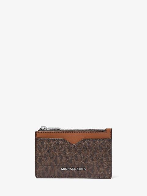 MICHAEL KORS Hudson Signature Logo Card Case