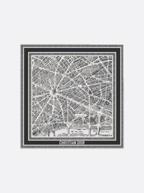 Dior Plan de Paris 90 Square Scarf