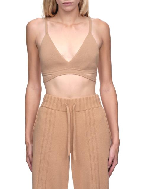 Dion Lee Merino 모직 블렌드 브래지어 탑