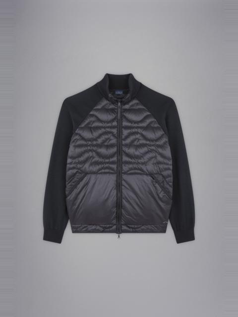 HYBRID MONOGRAM SWEATER WOOL AND TECHNICAL FABRIC