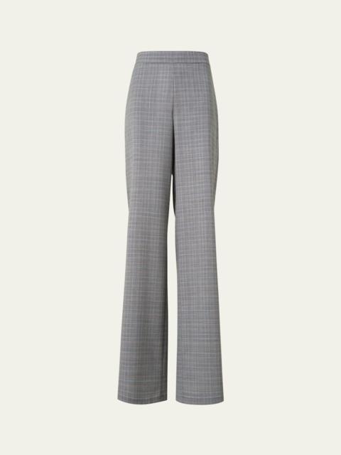 AKRIS Filibert Prince of Wales Check Cool Wool Pants