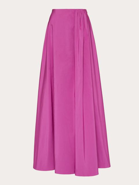 Valentino Micro-Faille Maxi Skirt