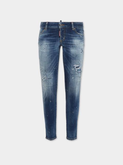DSQUARED2 MEDIUM CLEAN WASH WITH CRYSTALS JENNIFER JEANS