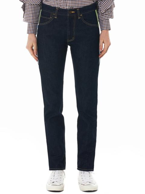 FACETASM Ribbed Panel Denim Pants