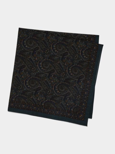 TODD SNYDER Italian Wool Paisley Neckerchief