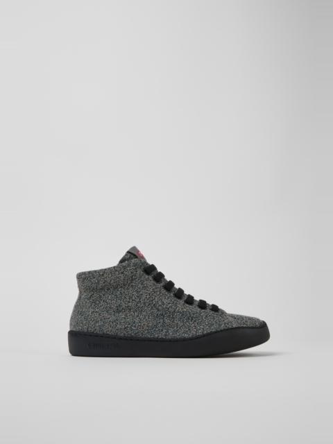 CAMPER Peu Touring Gray textile ankle boots for women