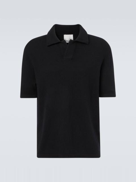 Allude Wool and cashmere polo sweater