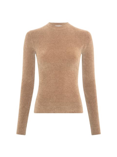 GABRIELA HEARST Regent Knit Sweater in Camel Silk