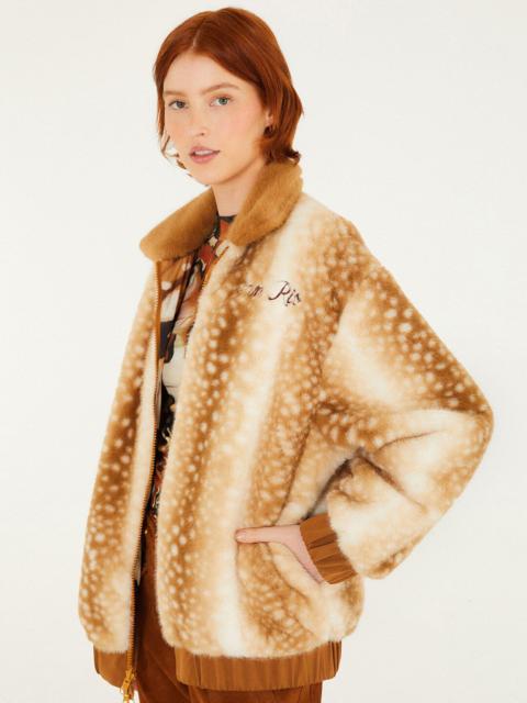 FARM RIO Borbofly Embroidered Reversible Puffer Jacket