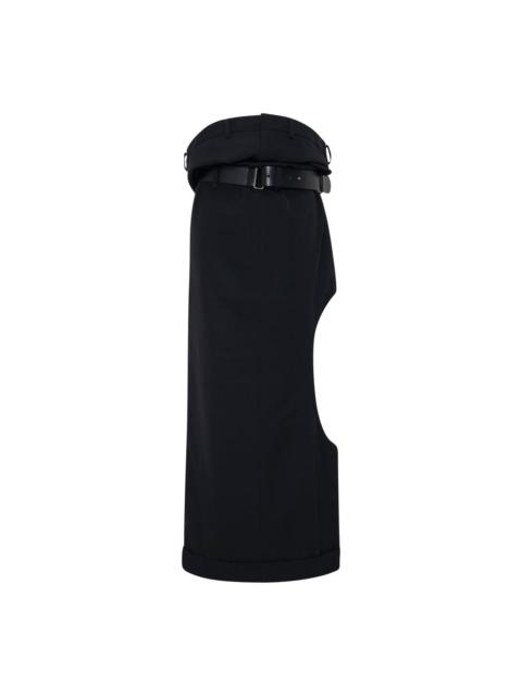 Junya Watanabe Long Sculptural Draped Skirt
