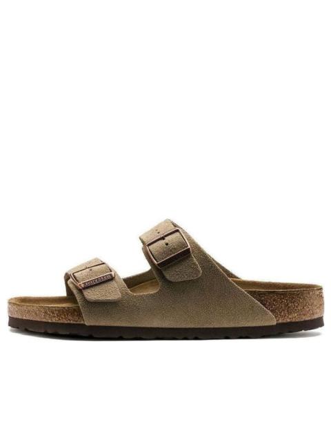 BIRKENSTOCK Birkenstock Arizona Soft Footbed Suede Leather 'Taupe' 0951301