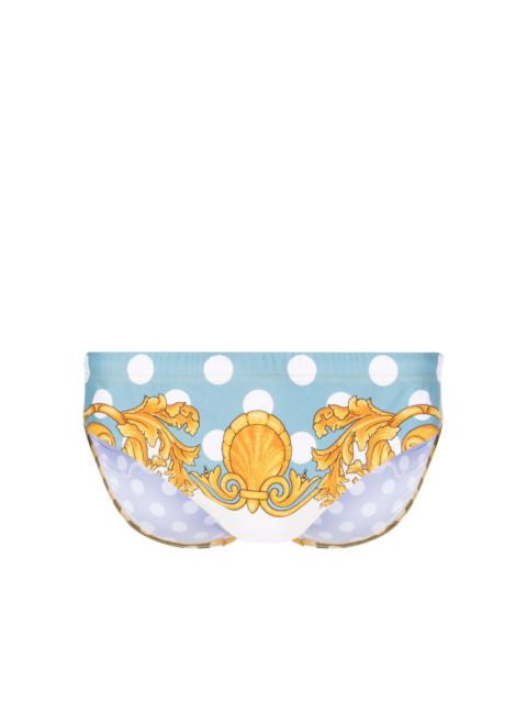 Seashell Baroque swimming trunks