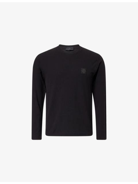 Stone Island Ghost Patch Long-Sleeve Cotton T-Shirt