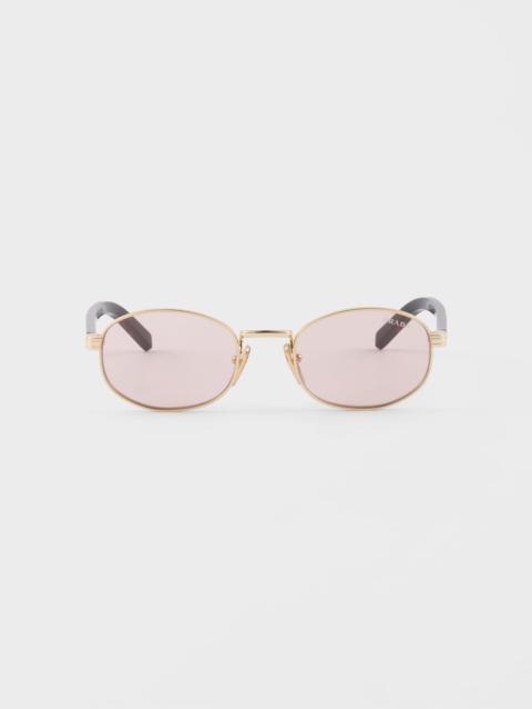 Prada Sunglasses with the iconic metal plaque