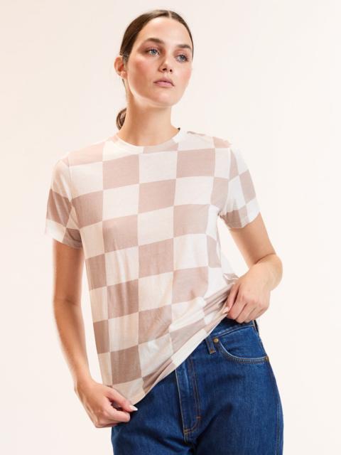 CYNTHIA ROWLEY Checkerboard Tee