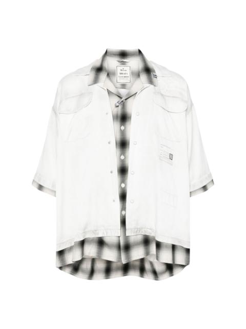 double-layered twill shirt