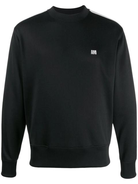 AMI Paris crew neck sweatshirt with Ami embroidery
