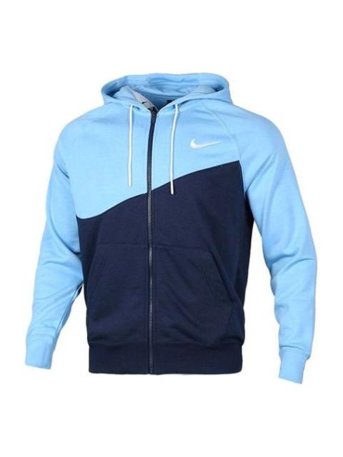 Nike AS Nike Sportswear Swoosh Hoodie FZ FT Men Blue Sky blue BV5300-451