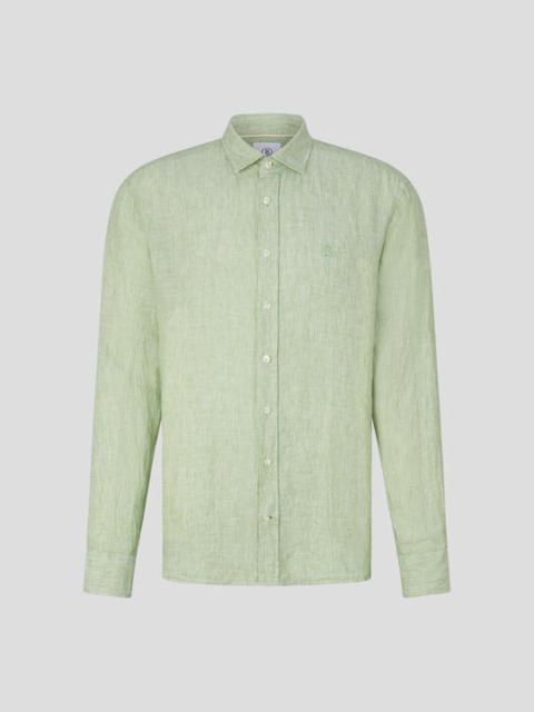 Timi Linen shirt in Light green