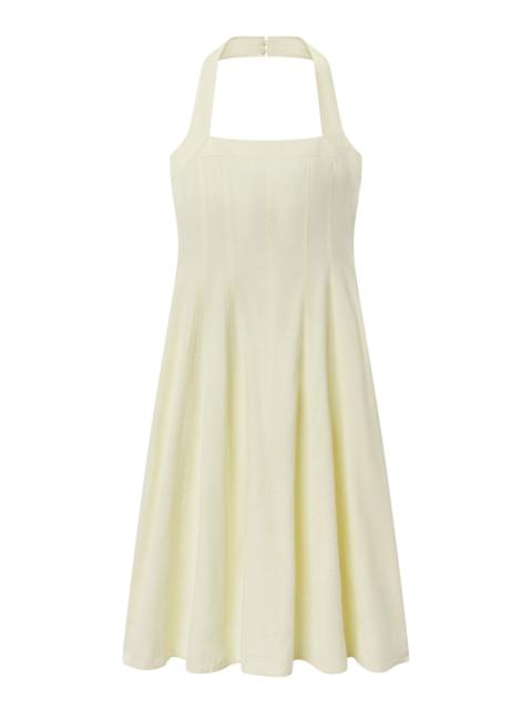 A.L.C. Elinor Linen Midi Halter Dress