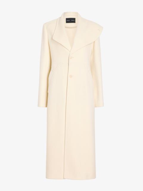 Proenza Schouler Alix Coat in Compact Melton Wool